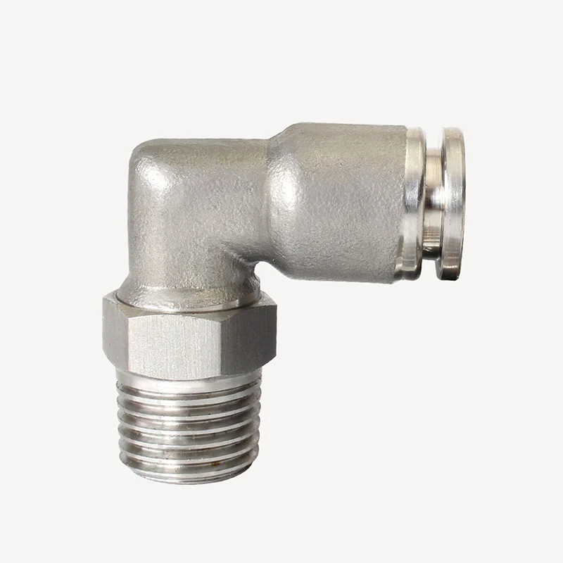 Медный никелированный быстроразъемный соединитель серии PL 1 шт. пневматический