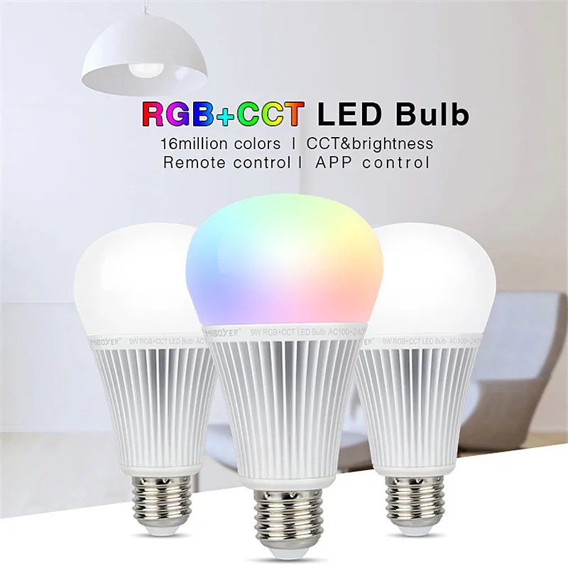 WiFi Smart Light Bulb GU10 E27 E14 LED RGB Lamp Work With Alexa/Google Home AC100~240V RGB+CCT Dimmer Timer Function Magic Bulb
