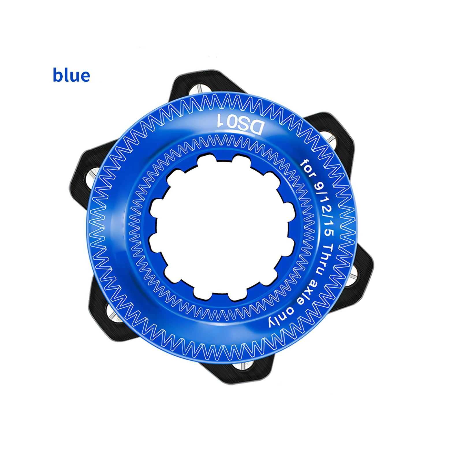 Central Lock Adapter Aluminum Alloy Durable Anodizing Compact Easy Installation Anti-Rust Locked Hub To Six-Bolt | Спорт и