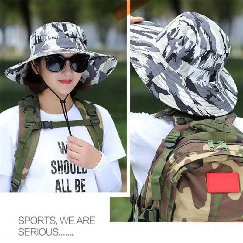 Новая весенне-Летняя женская шляпа от солнца камуфляжная солнцезащитная Кепка