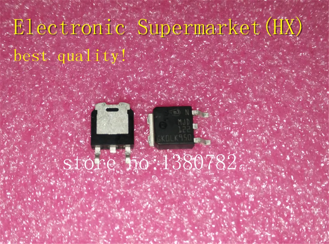 Бесплатная доставка 100 шт./лот MJD122G J122G J122 TO 252 новый оригинальный IC в наличии!|lot
