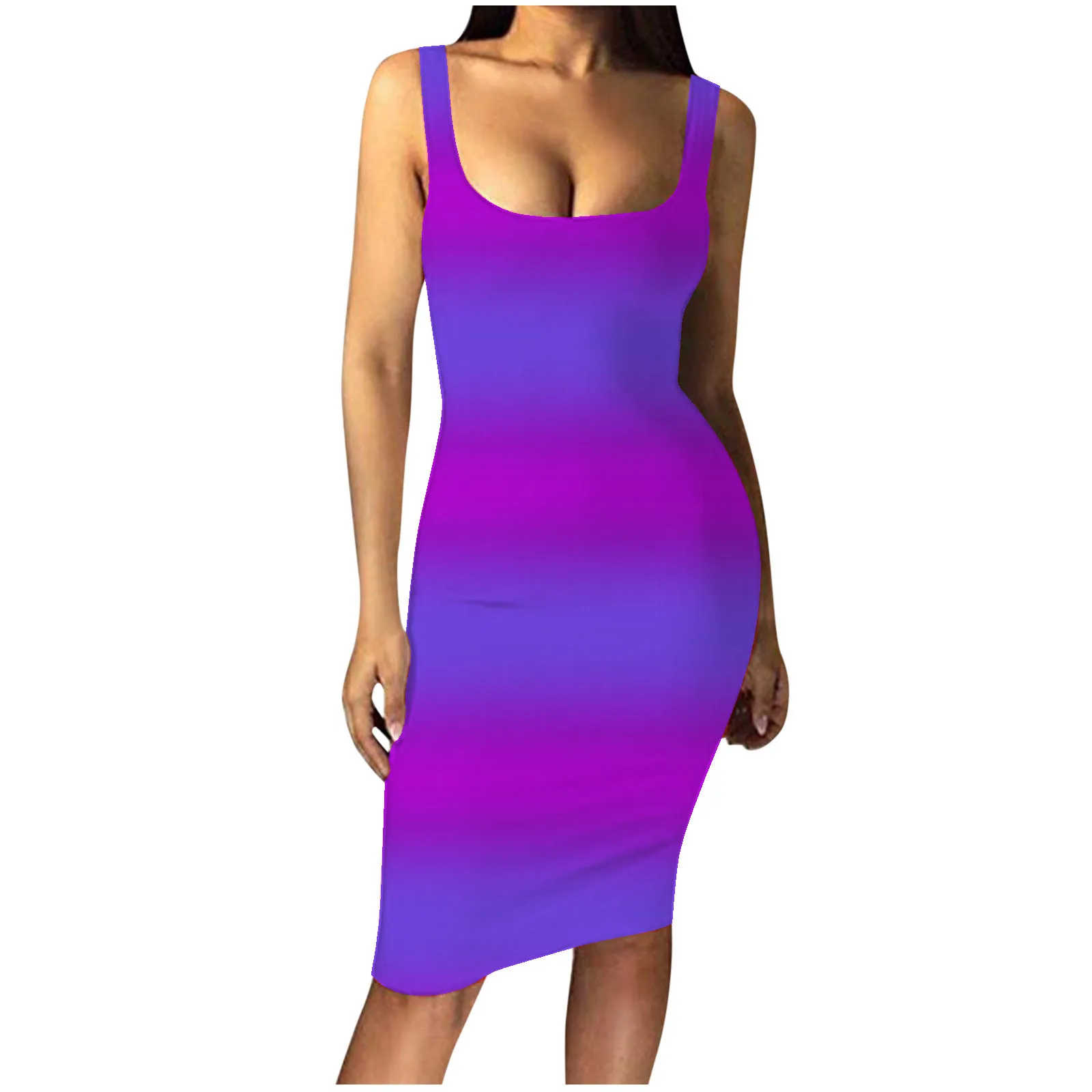 

2021 Women Fashion Printing Casual Short Sleeve O-Neck Loose Ankle-Length Dresses Beach Casual Long Sundress