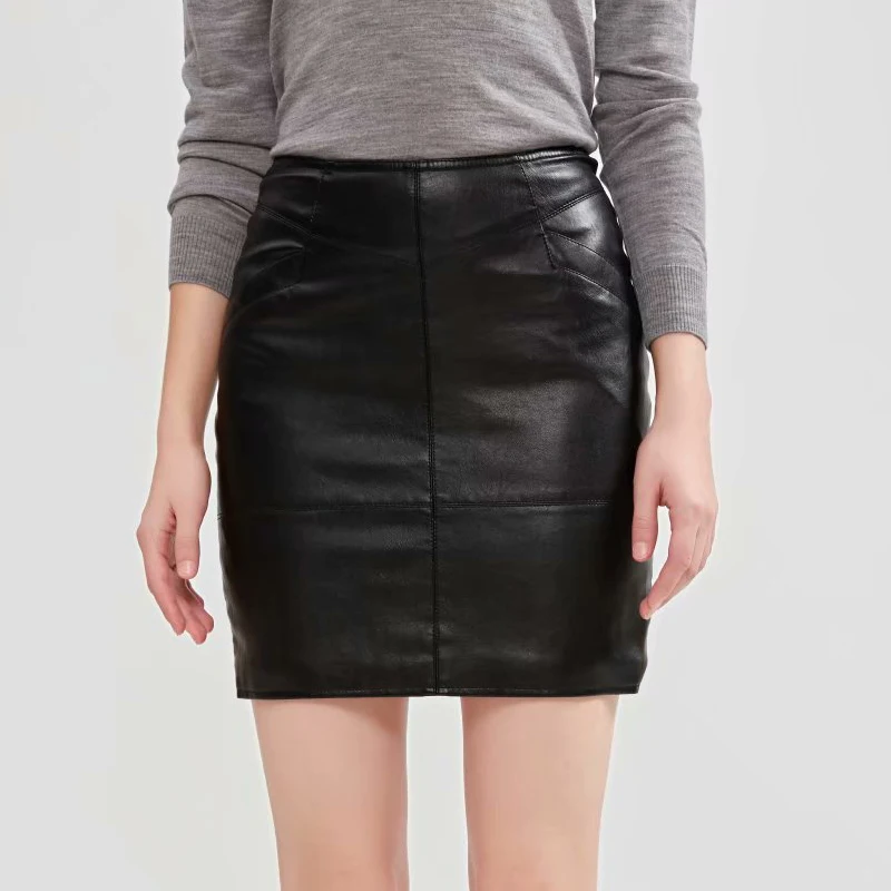 TMODA278 2020 Женская Сексуальная короткая юбка модная женская одежда 2018 черная из