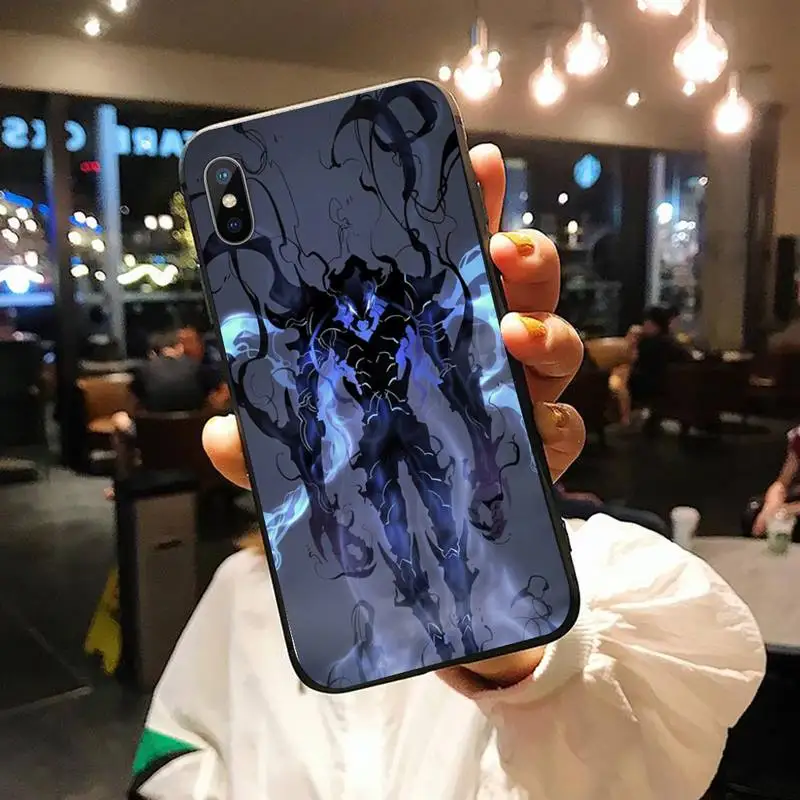 

Solo Leveling hot anime manga luxury protective Phone Case shell for iPhone 11 12 pro XS MAX 8 7 6 6S Plus X 5S SE 2020 XR