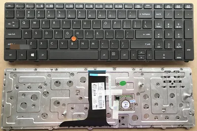

Новинка для клавиатуры HP EliteBook 8560w 8570w US с точкой без подсветки