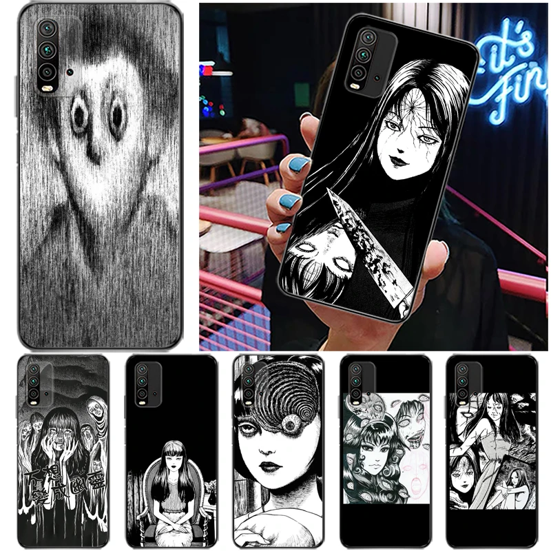 

Horror Comic Junji Ito Tomie Phone Case For Xiaomi Redmi Note 9T 9S 9 Pro MAX 5G MAX Japanese Tomie Junji Itou Carcasa Soft TPU