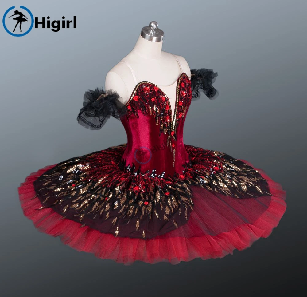 Балетные костюмы профессиональные красные черные BT9045A|swan lake|ballet tutu costumesblack swan lake |