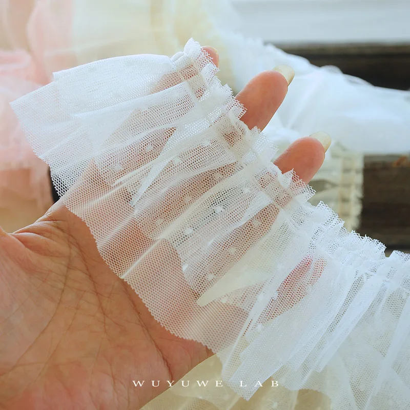 Сетчатая двухслойная термоусадочная лента из полиэстера 2 м розовая белая желтая