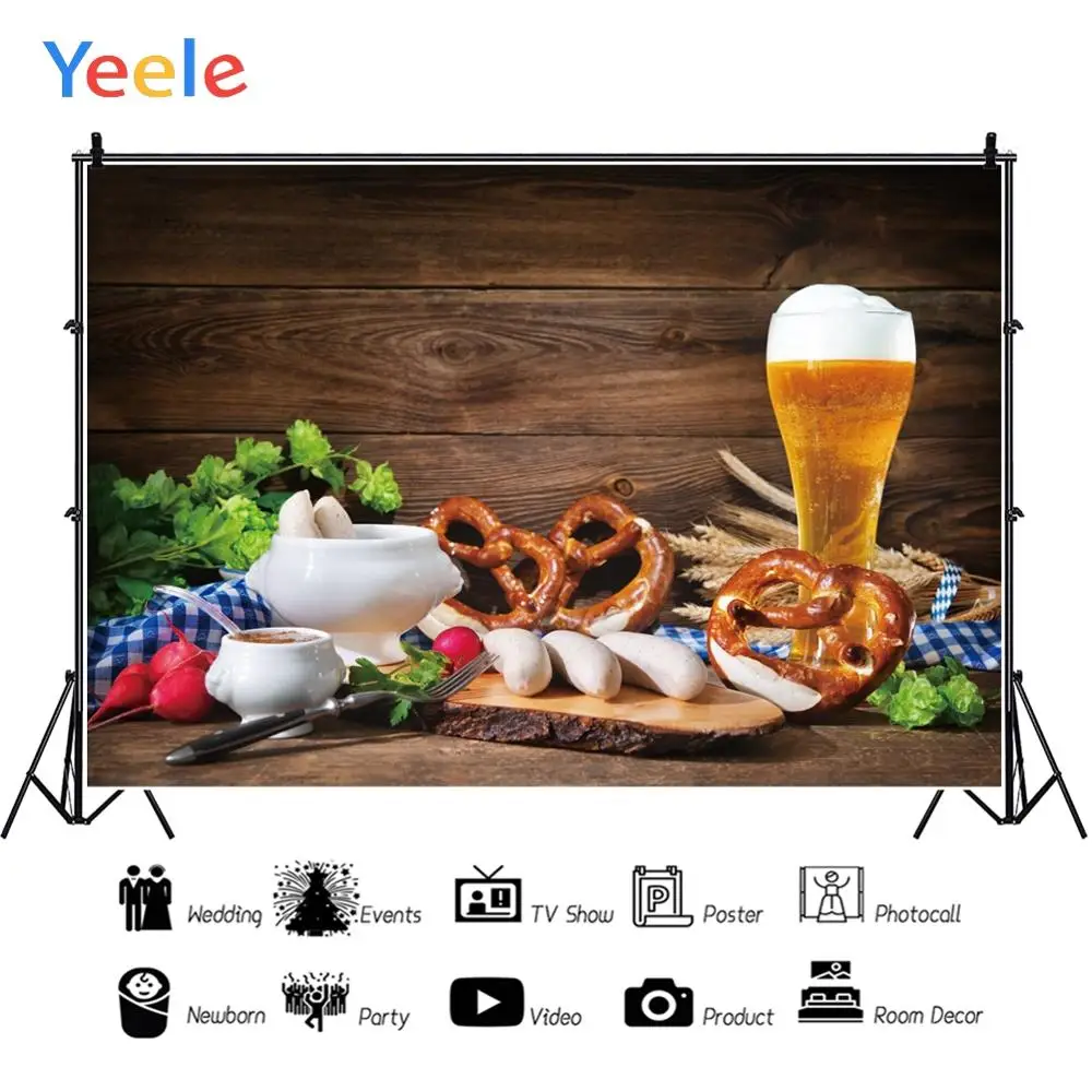 Yeele карнавал пиво Октоберфест пищевой портрет Вечерние Декорации