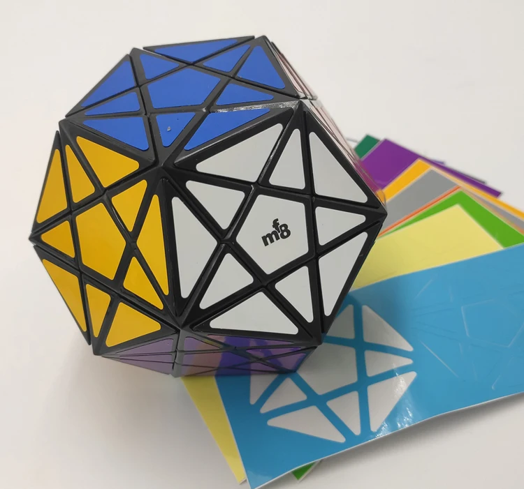 MF8 Starminx V1 I cube Черный угол поворота Dodecahedron Twsit головоломка развивающая игрушка