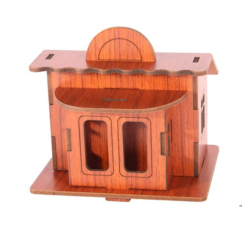 Маленький дом сделай сам 3D игрушки романтический деревянные головоломки