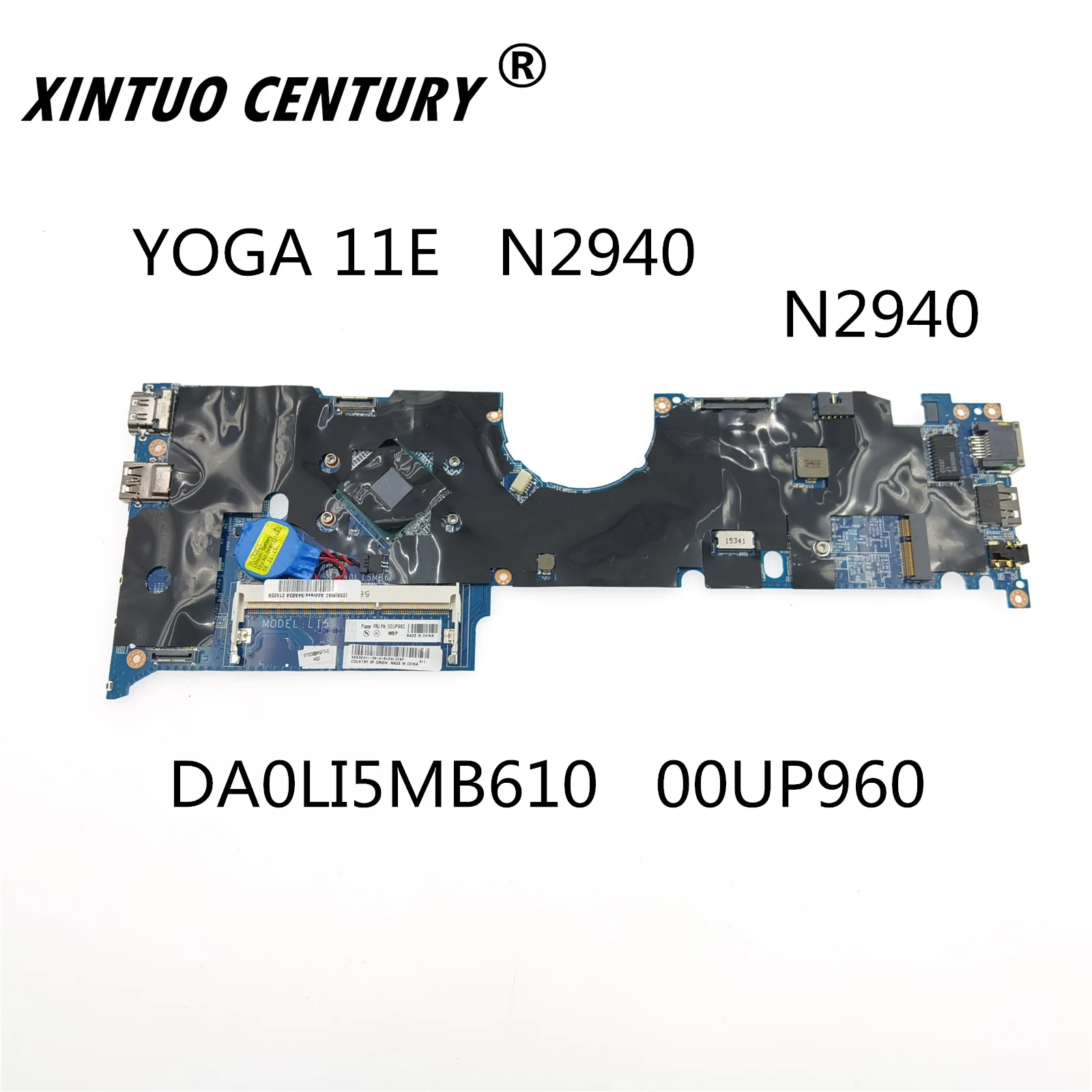 

For Lenovo thinkpad Yoga 11E placa-mãe portátil DA0LI5MB6H0 00UP960 N2940 DDR3 100% test