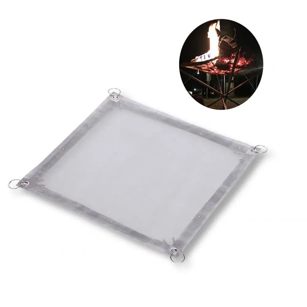 

Reusable portable BBQ grill net bag non-stick barbecue isolation mat outdoor picnic camping BBQ stainless steel fire pit net