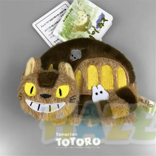 

Anime My Neighbor Totoro Cat Bus Plush Coin Purse Bag Zipper Ver Kids Bags