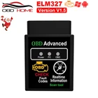 OBD2 MINI ELM327 V1.5 V2.1 OBD2 Сканер Bluetooth Code Reader для Android Windows, Авто диагностический сканер Odb2 Адаптер OBDII для проверки света двигателя для Torque Pro, OBD Fusion, DashCommand, Car Scanner App