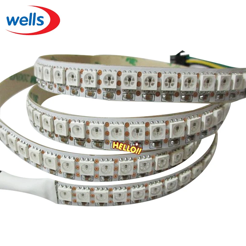 0 5 м 72 светодиодный s 144 s/m WS2812B Чип Белый/Черный PCB WS2811 IC Digital 5050 RGB светильник в NP|light