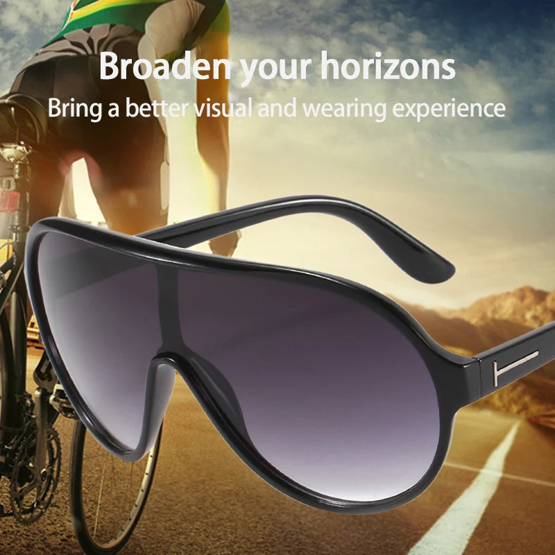 

Motorcycle Sunglasses Fashion big frame men and women outdoor riding sunglasses sports glasses driving sunglasses