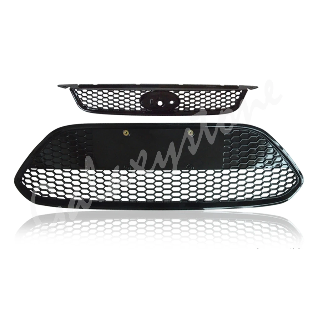 Для Ford Focus Хэтчбек Sedan 2009 2010 2011 2012 передняя и нижняя решетка бампер с Сотами |