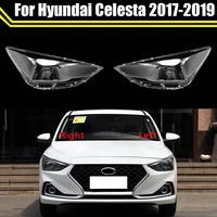 car headlamp glass lamp transparent lampshade shell headlight cover for hyundai celesta 2017 2018 2019 %e2%80%8bauto light housing case