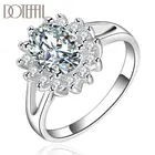 Кольцо DOTEFFIL женское из серебра 925 пробы, с кристаллом