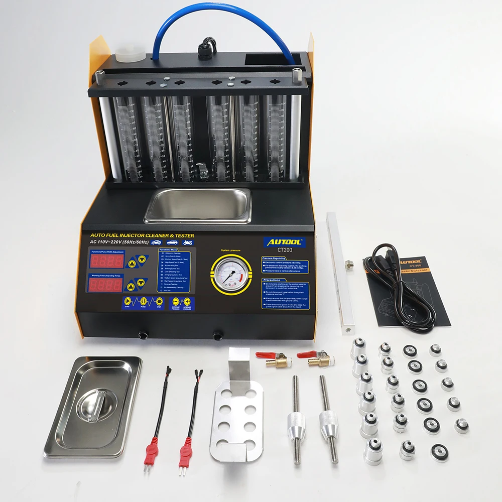 AUTOOL CT200 автомобильный инжектор тестер топливный сопло очиститель 220 В/110 в