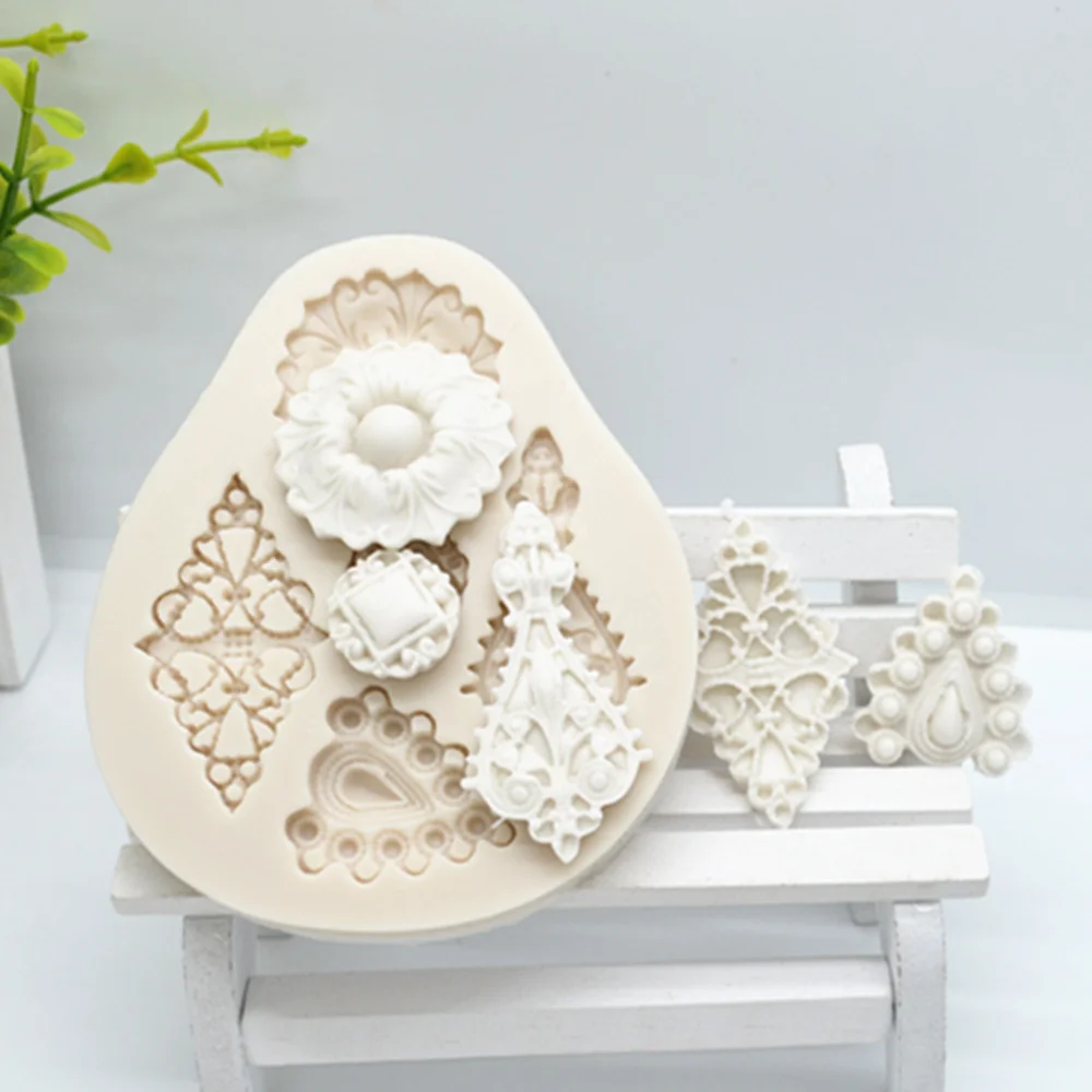 Luyou 1 шт. драгоценный камень смола формы силиконовые для торта инструменты тортов