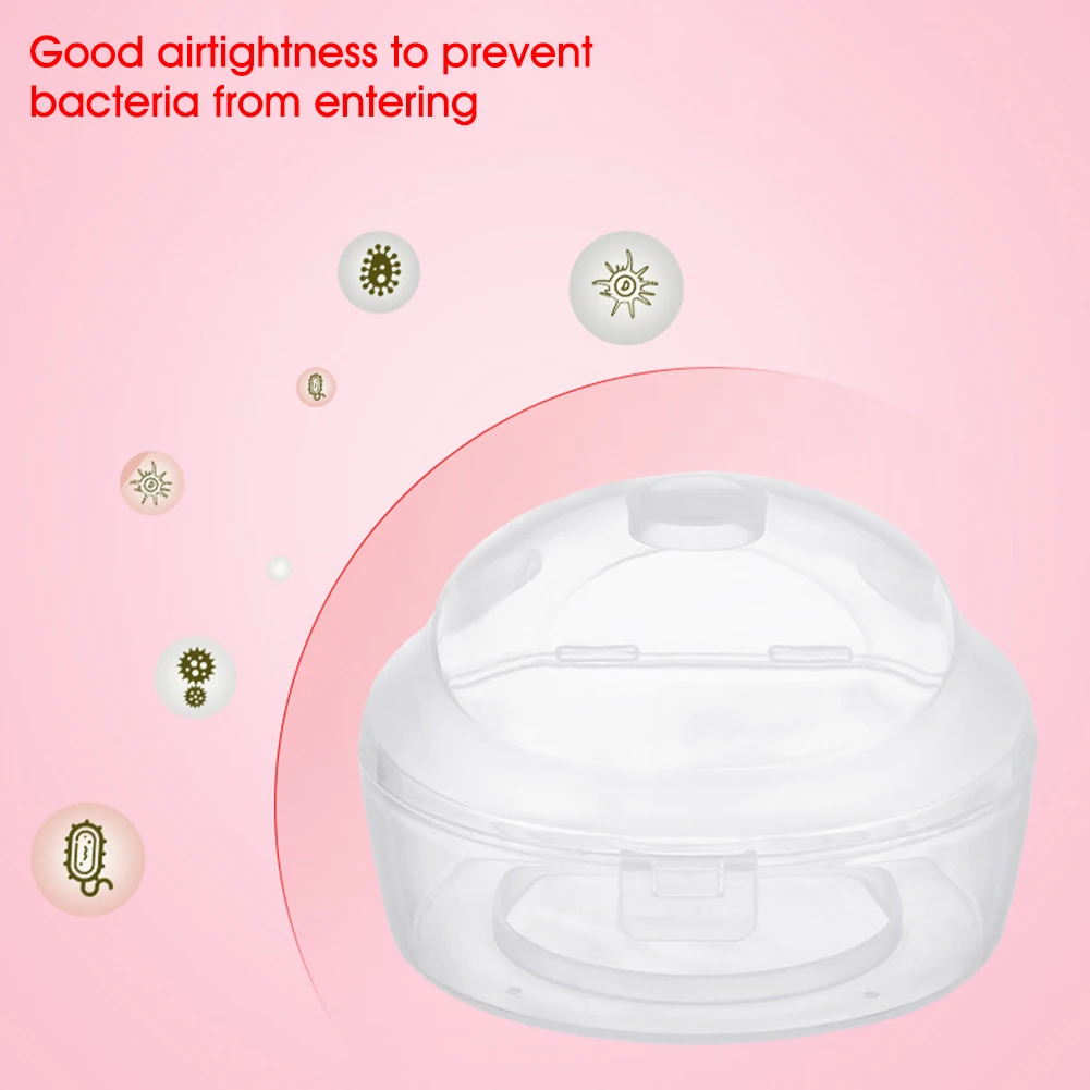 

Cute Whale Baby Pacifier Storage Box Portable Non-slip Hook Nipple Box High-Capacity Soother Nipple Holder Case For Newborn Baby