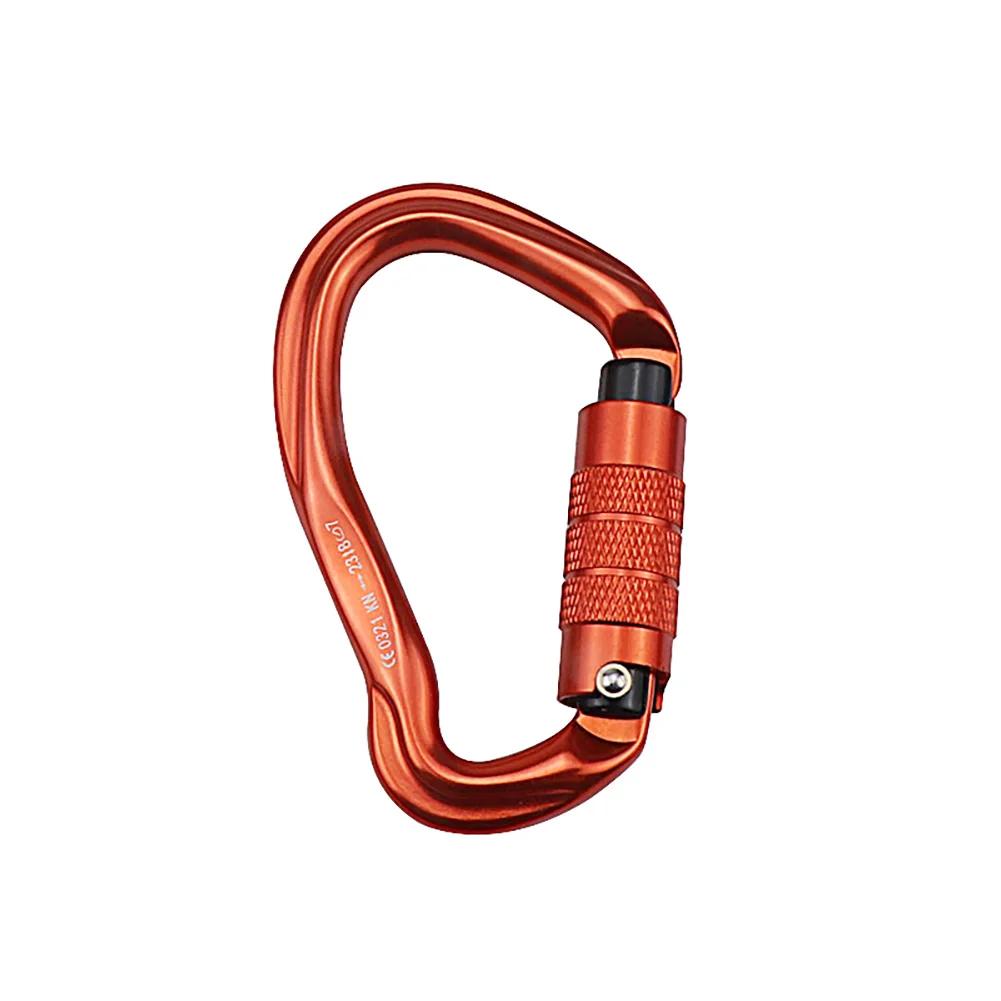 

23KN Outdoor Rock Climbing Security Safety Buckle Carabiners Hook Master Lock Climbing Accessoires