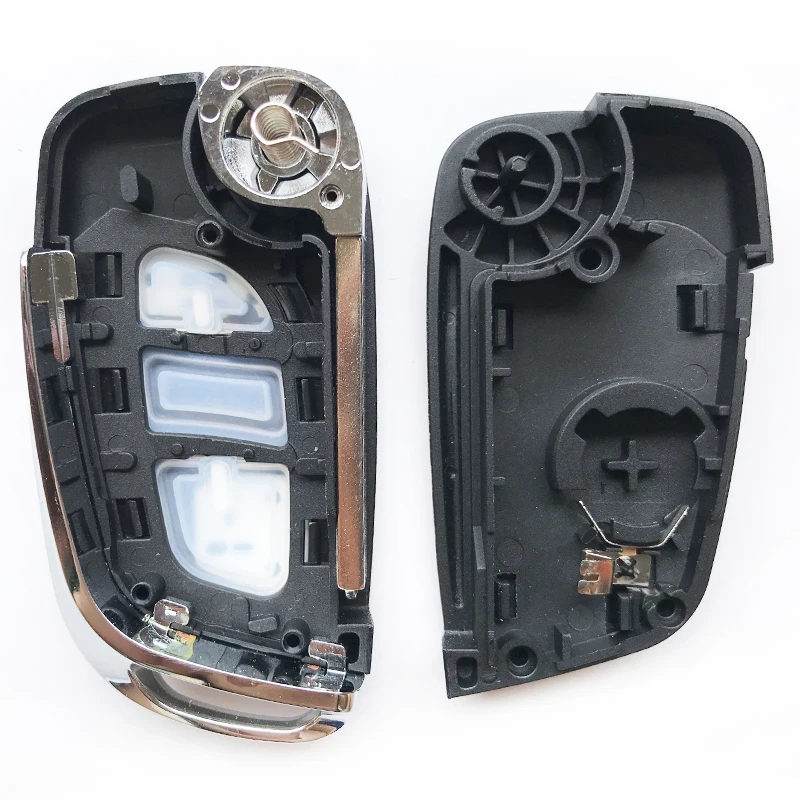 Чехол для автомобильного ключа раскладушки со сменными кнопками PEUGEOT 2/3 407 406 207 107