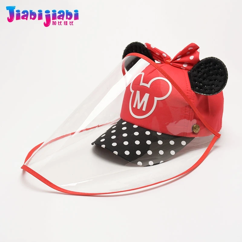 Детская шапка маска для защиты девочек от вирусов Противоударная лица защитная