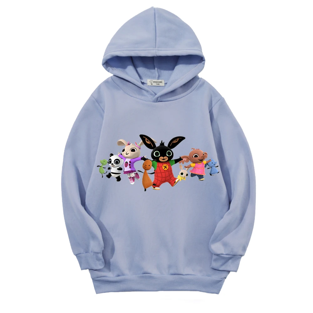 

Children GB Bing Rabbit Hoodie 2021 Spring Autumn Tops New for Kids Clothes Hoodie Teen Girls Boy Sweatshirt Fashion Outwear