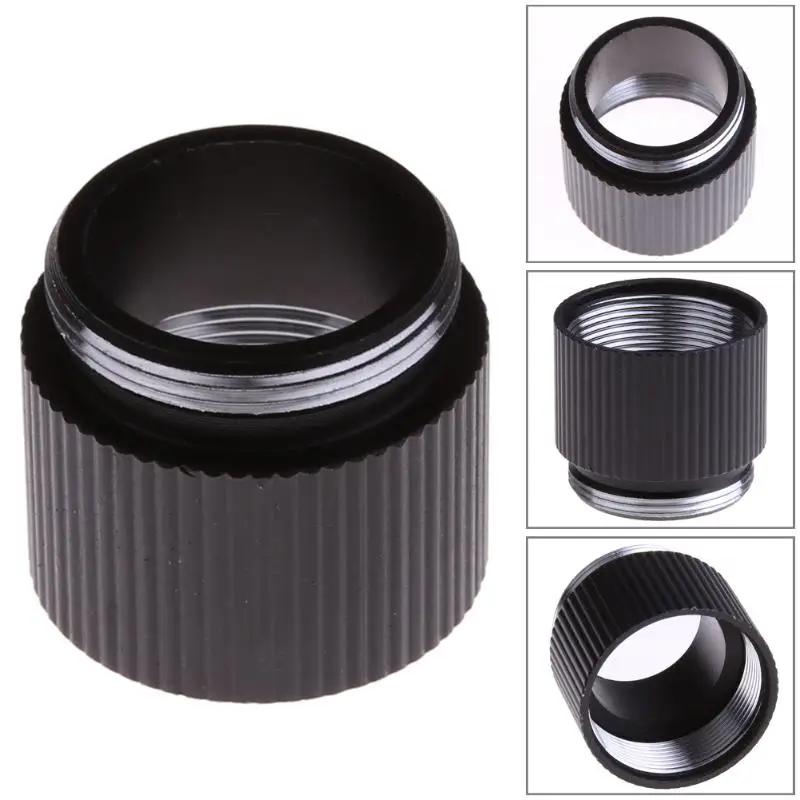 

1pcs Black Rechargeable Extension Ring Tube Joint Adapter for Bright Flashlight 18650 Lithium Battery Lamp Holder Converter