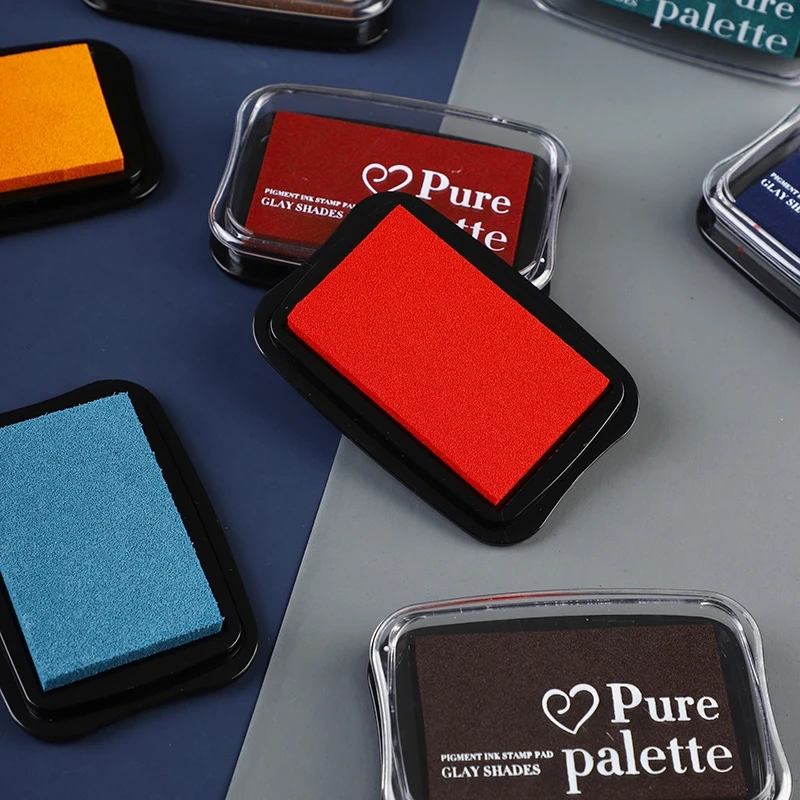 

Retro Color Stamp Pads Washable Ink Pads For Kids Craft Ink Stamp Pads For Rubber Stamps Paper Scrapbooking Wood Fabric
