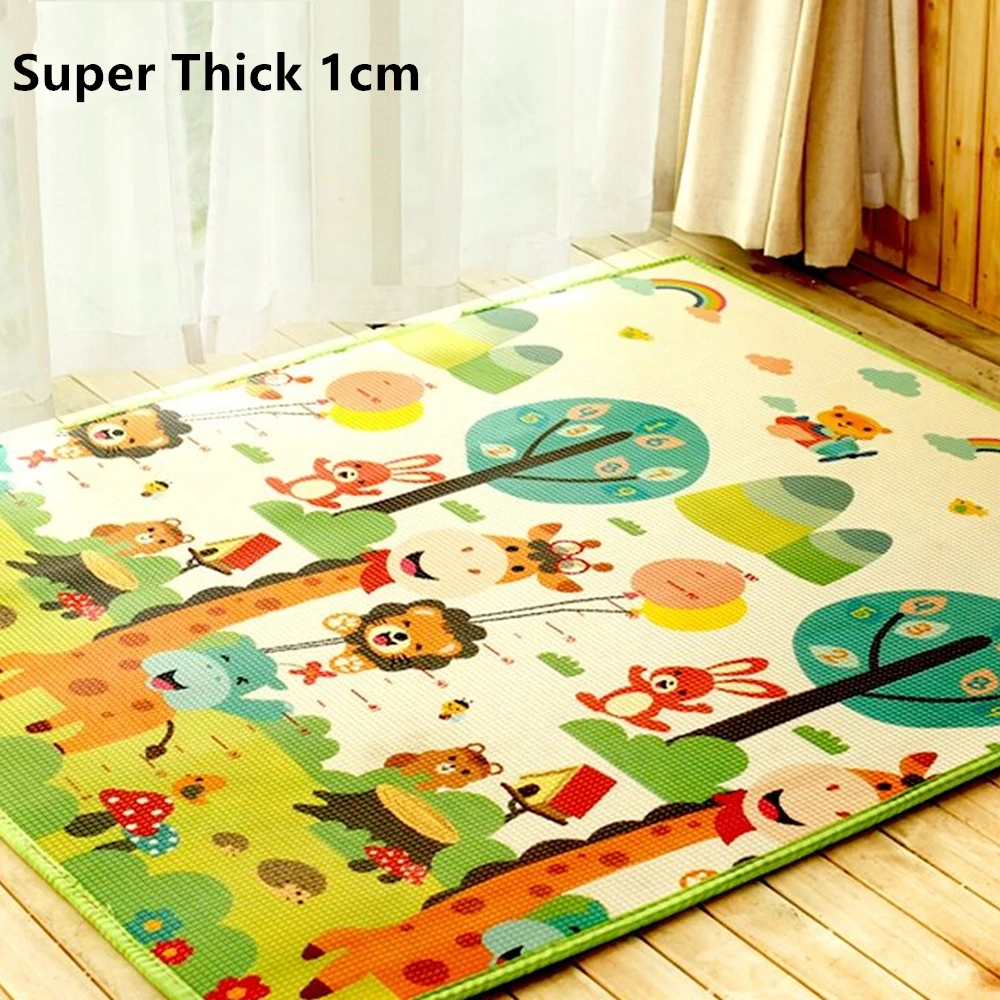 

Baby Play Mat Xpe Puzzle Children's Mat Thickened Tapete Infantil Baby Room Crawling Pad Folding Mat Baby Carpet Thickness 1cm
