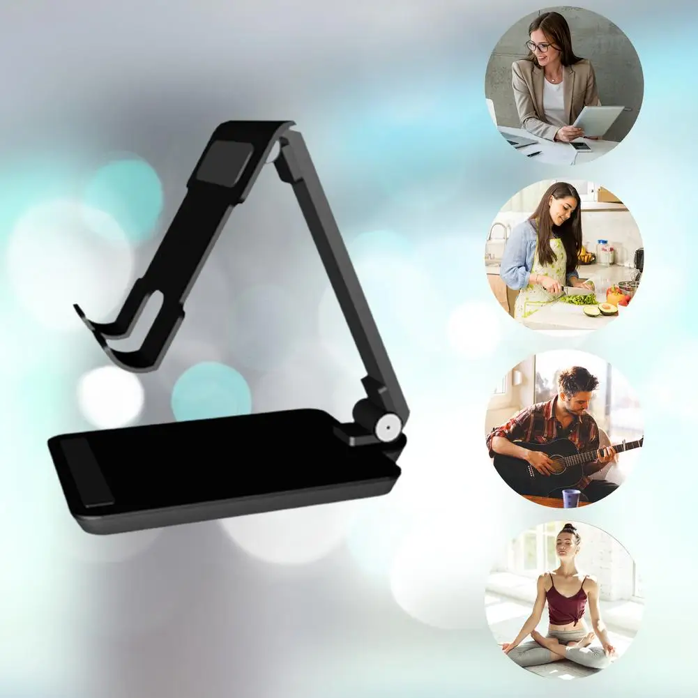 

The New Mobile Phone Holder Aluminum Alloy Foldable Anti-skid Holder Universal Mobile Phone Holder Desktop Charging Base