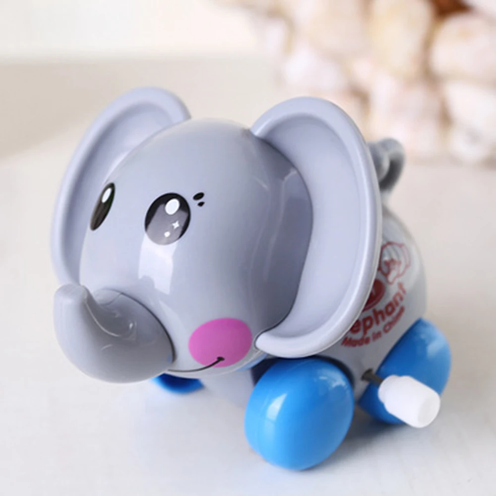 Заводной на цепочке слон пластиковая игрушка Классическая Детская для малышей |