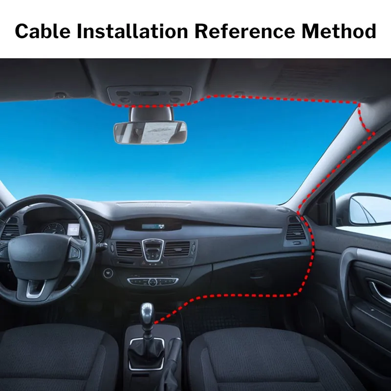 Семейный Автомобильный видеорегистратор 1080P Dashcam ", супер HD камера заднего вида, Скрытая камера с двумя объективами, видеорегистратор для вождения, 170 градусов