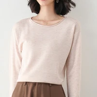 2020 winter sweater womens round neck korean style loose sweater bottoming sweater sweaters women clothes pink