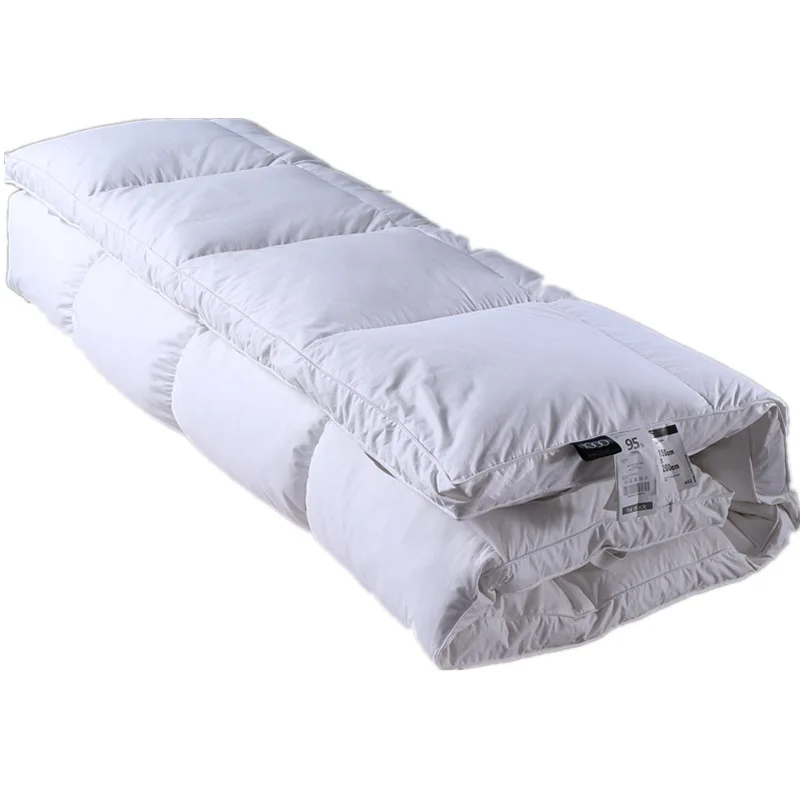 Стеганое одеяло наматрасник для гостиниц плотный гусиный пух осенне-зимнего