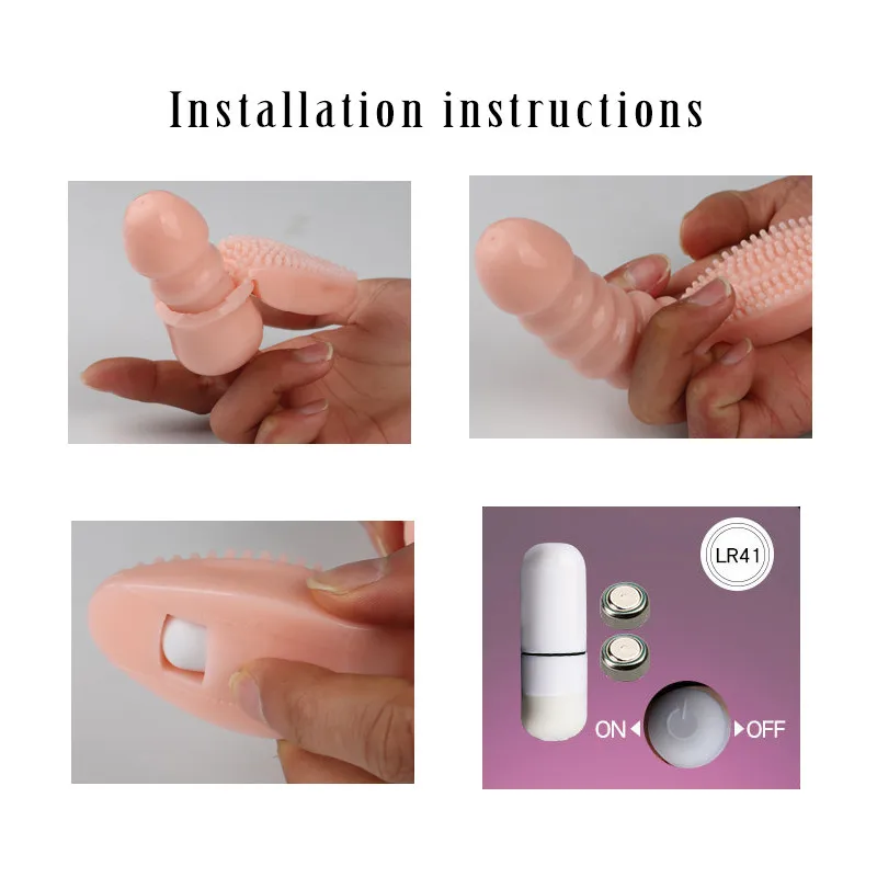 Finger Vibrator Clitoris Stimulatoion G-spot Massager Huge Clit Sex Toys for Women Waterproof Adult Products | Красота и здоровье