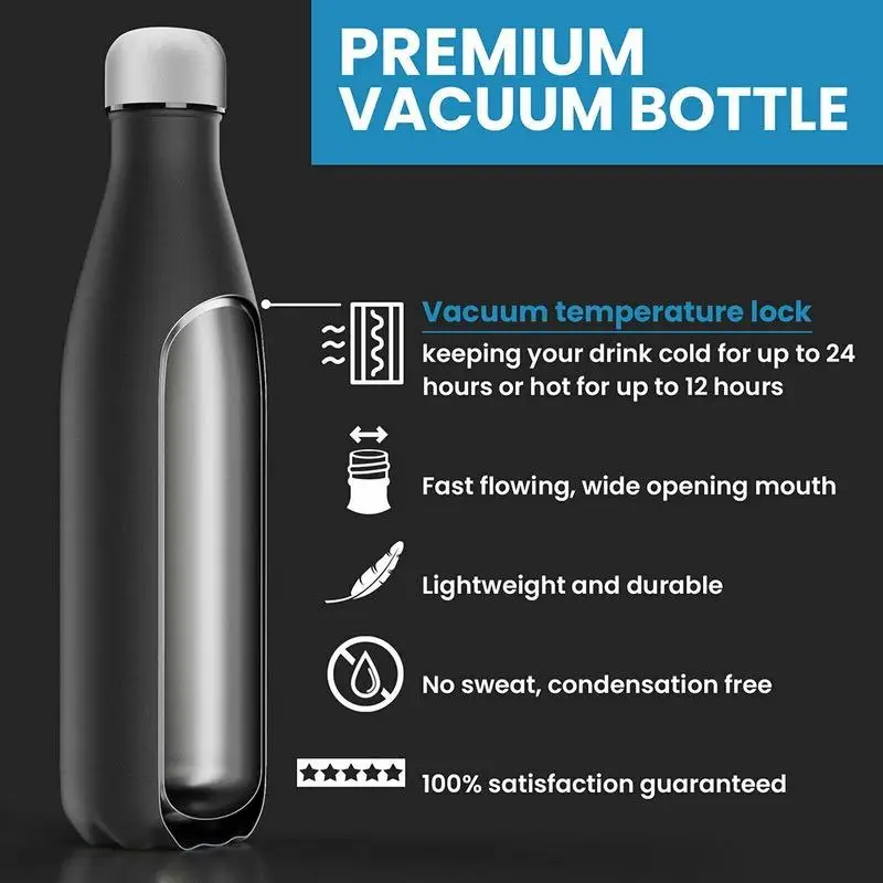 Термос вакуумный из нержавеющей стали 1000 мл с двойными стенками | Дом и сад