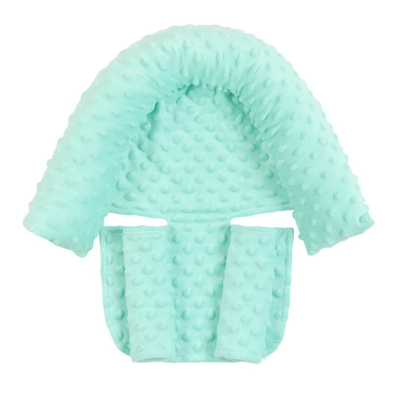 

Baby Car Safety Soft Sleeping Head Support Pillow with Matching Seat Belt Strap Covers Protection Headrest