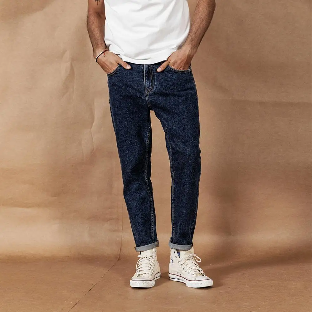 SIMWOOD 2020 весна зима новые джинсы мужские модные классические высокого качества