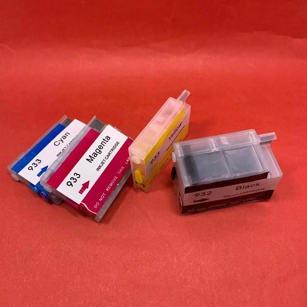Полный чернильный картридж YOTAT 932XL 933XL многоразового использования для HP932 HP933 HP