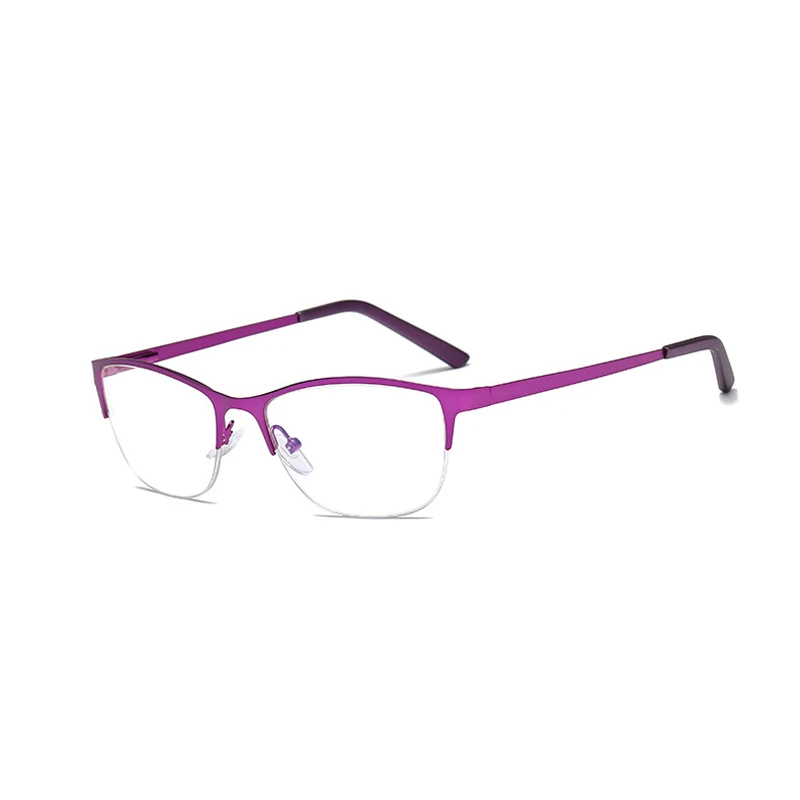 IBOODE металлическая оправа &quotкошачий глаз&quot полуоправа для очков женщин и мужчин