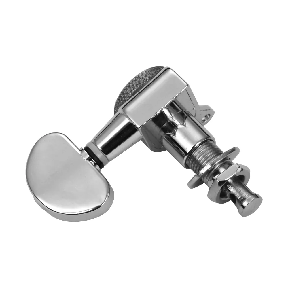 legierung metall elektrische gitarre mechaniken knöpfe string tuning peg locking tuner pack 6 pcs 3l3r mit montage schrauben aderendhülsen f