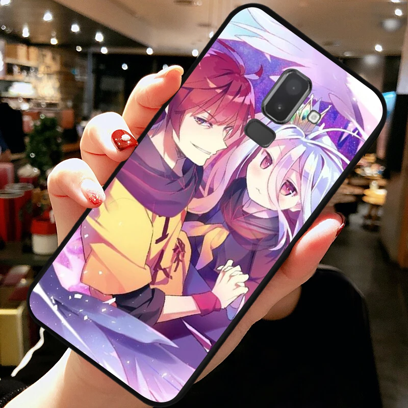 Мягкий чехол No Game Life Anime для Samsung Galaxy J8 J7 Duo J6 J4 Plus Prime 2018 ТПУ силикон |