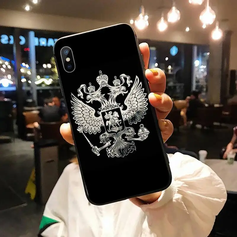 

Russian Flag Federation design pattern Anti-fall luxury Phone Case for iPhone 11 12 pro XS MAX 8 7 6 6S Plus X 5S SE 2020 XR