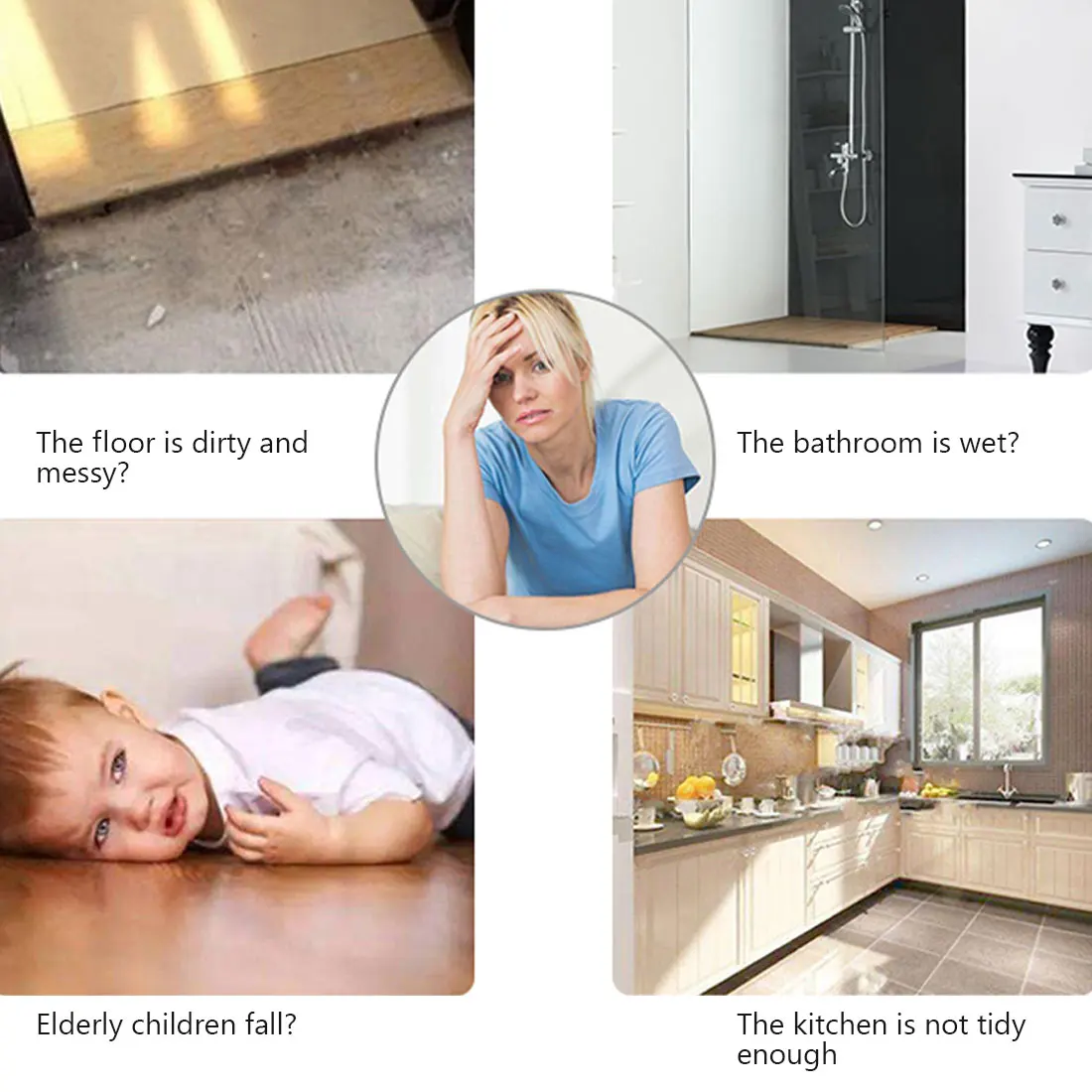 

Moder kitchen Carpet Waterproof Oilproof PVC Cartoon Mat Kitchen Floor Door Mat Hallway Geometric Bath Mat