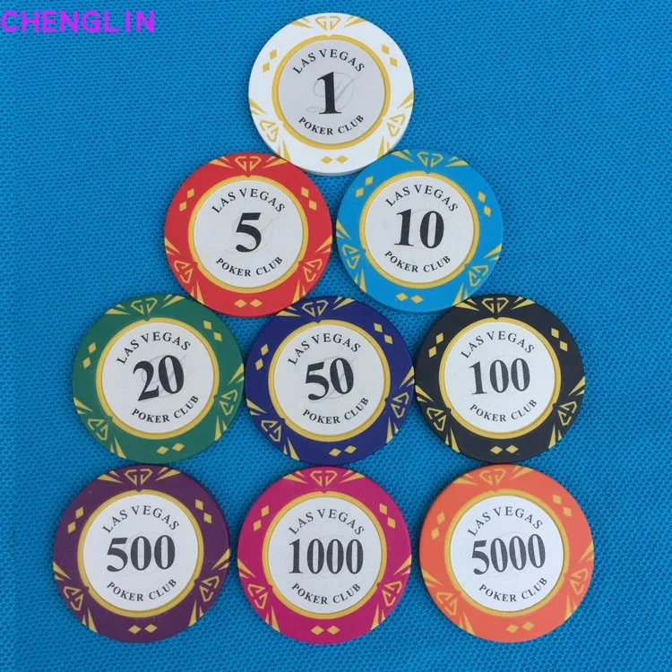 Набор наклеек для покера Лас-Вегаса 500 шт.